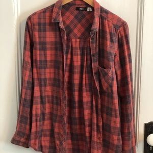 Urban Outfitters Vintage Orange Flannel